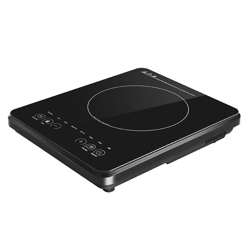 22A3 Pièces de rechange de cuisinière à induction portable, chauffage à induction de bobine à induction et contrôle de la température avec panneau de verre polinoir